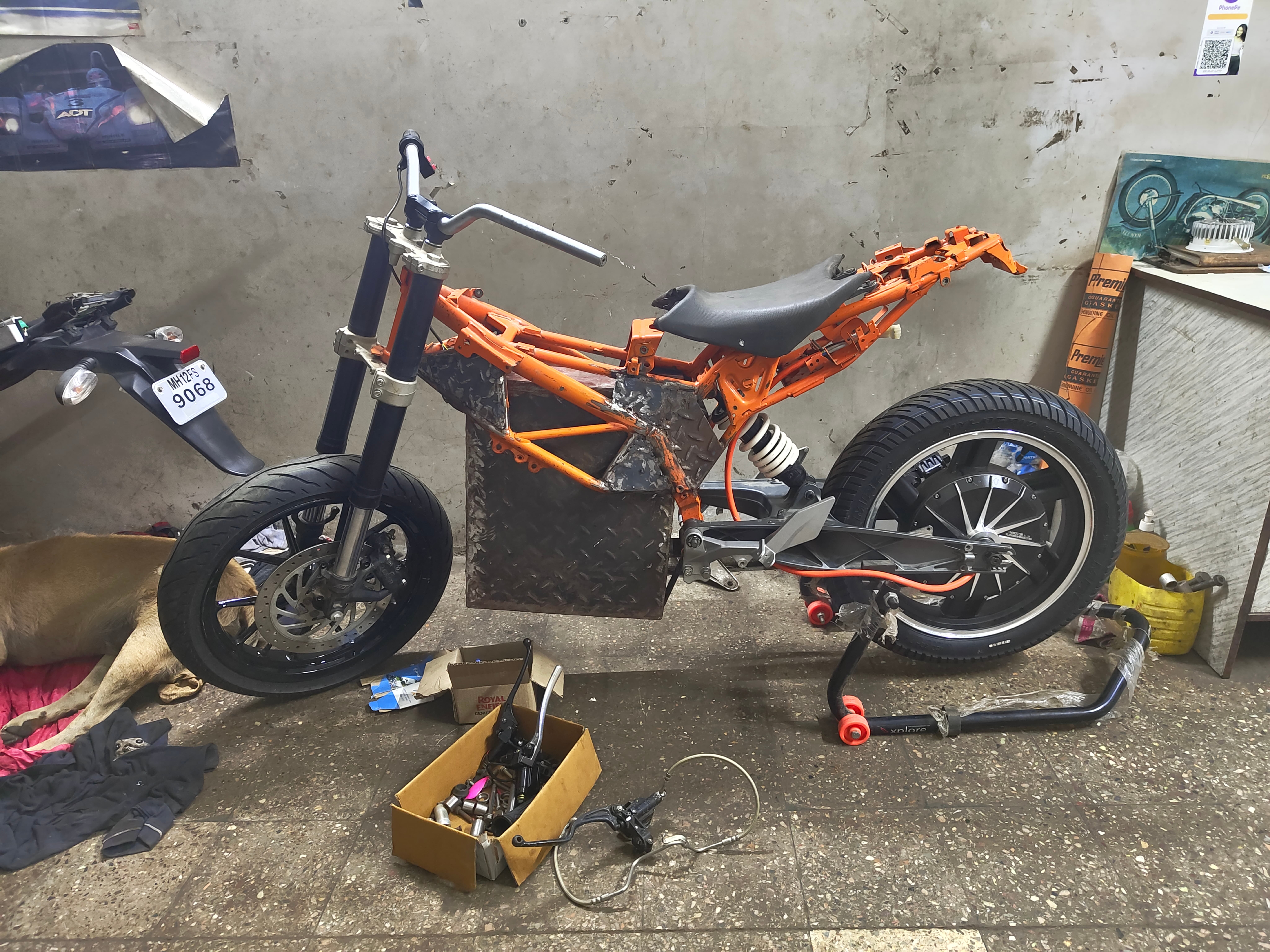 Electric bike rolling chassis...